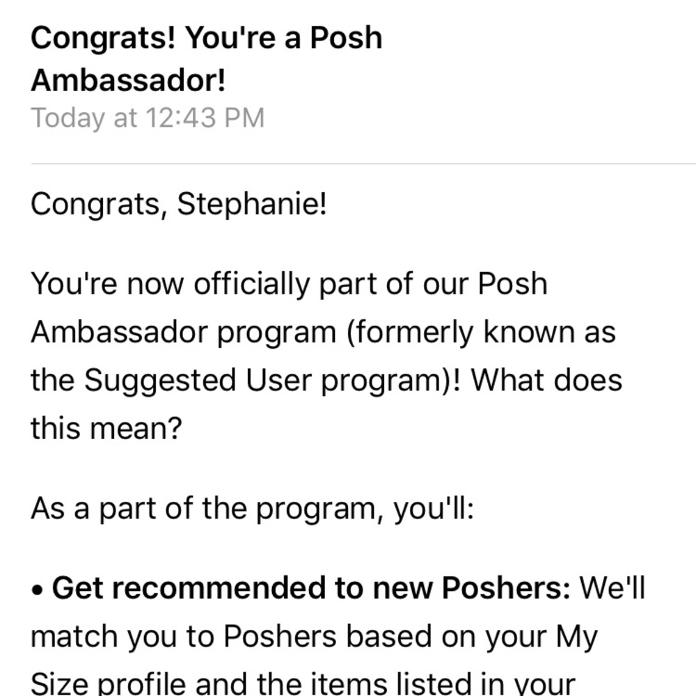Posh Ambassador Status Reached!!! 🌈💃🏼💫 - Picture 3 of 3